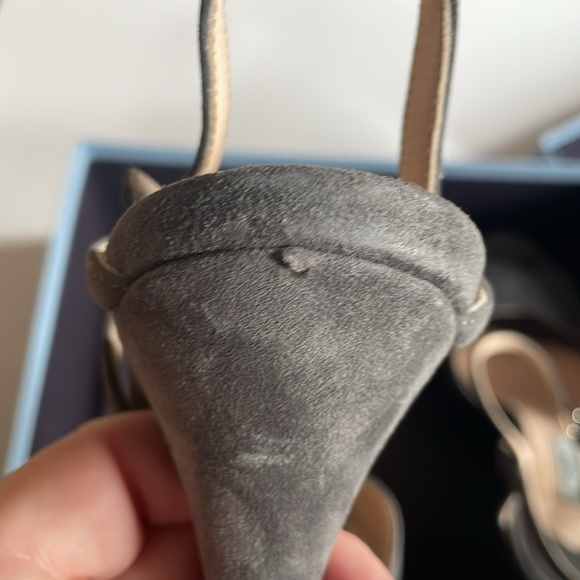 Prada Antracite Calzature Donna Camascio Platform Heels - Picture 5 of 13